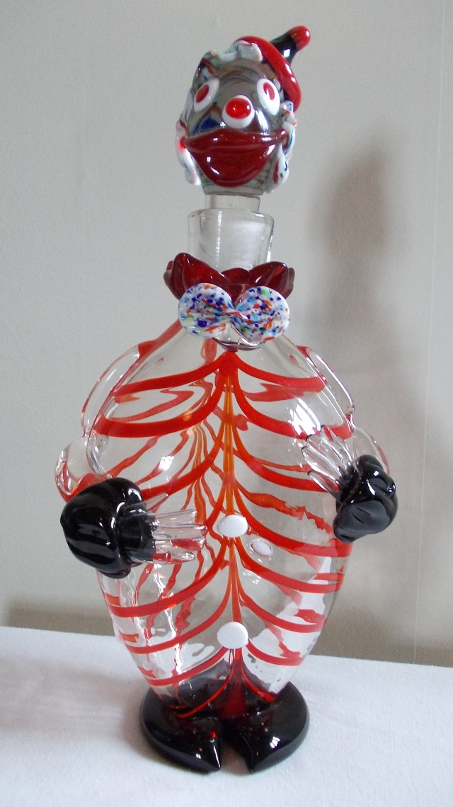 Murano? Clown Decanter