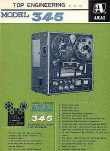 AKAI 345 Reel to Reel Player