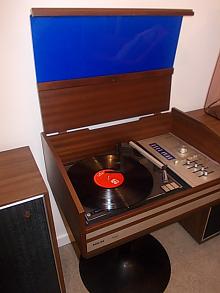 Phillips Radiogram and AWA Speakers