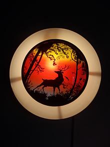 Stunning Stag Wall Lamp