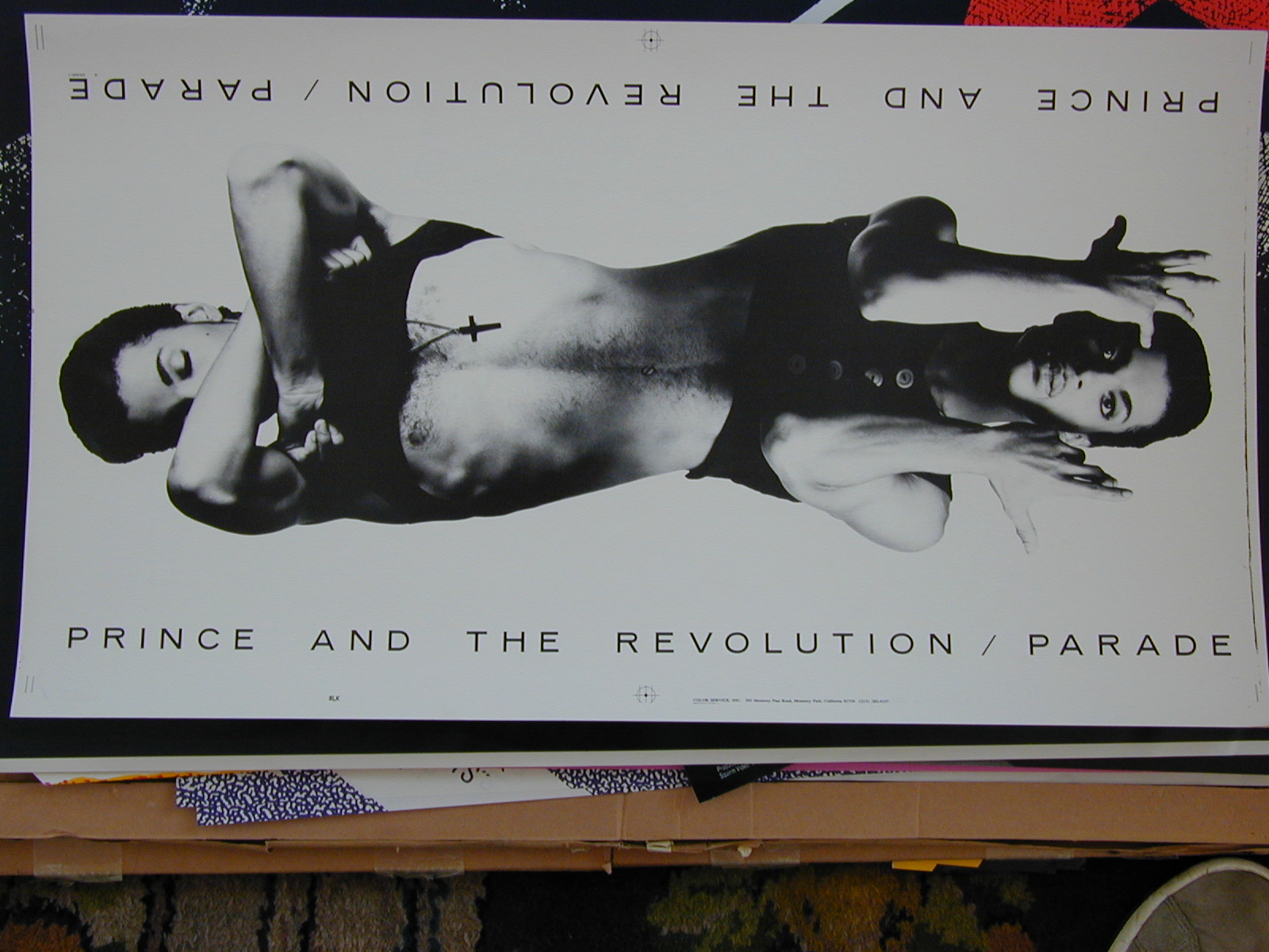 Record sleeve artwork - Prince and the revolution - Parade