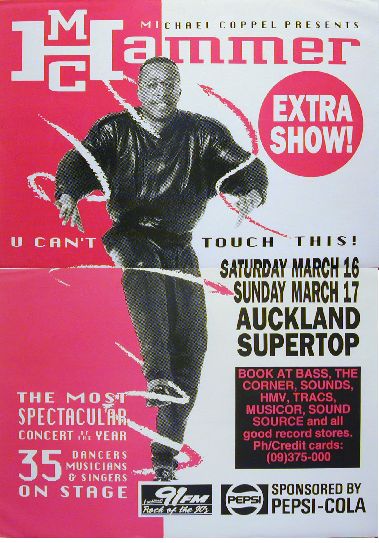 MC Hammer - You can't touch this - Auckland concert