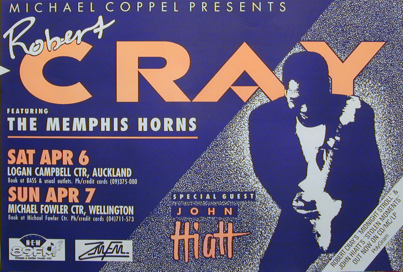 Robert Cray - John Hiatt - New Zealand Tour.