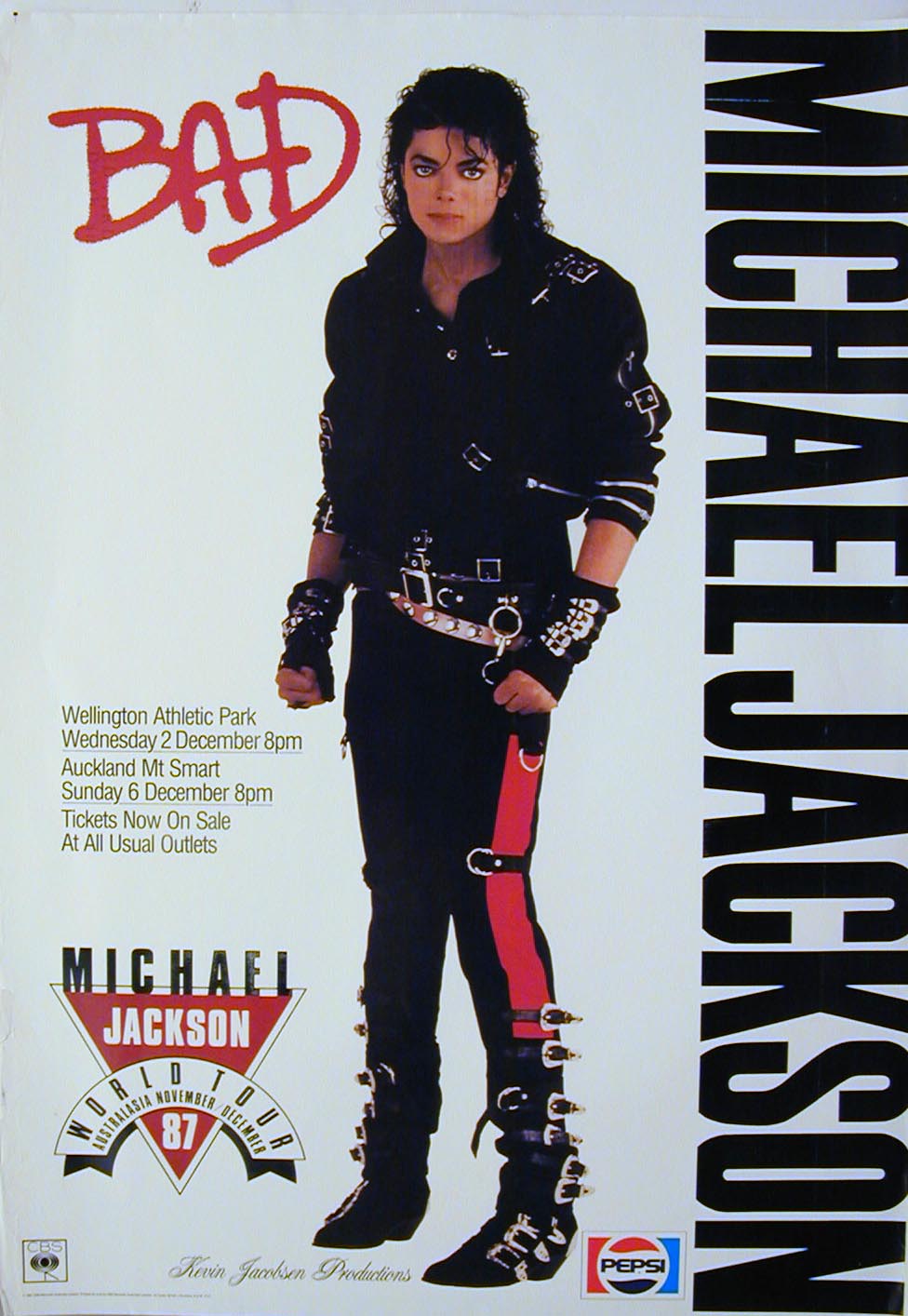 Michael Jackson - 1987 New Zealand Tour that never happened.