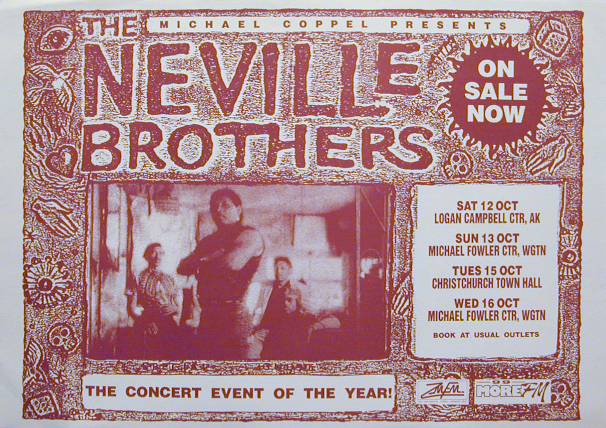 Neville Brothers - New Zealand Tour