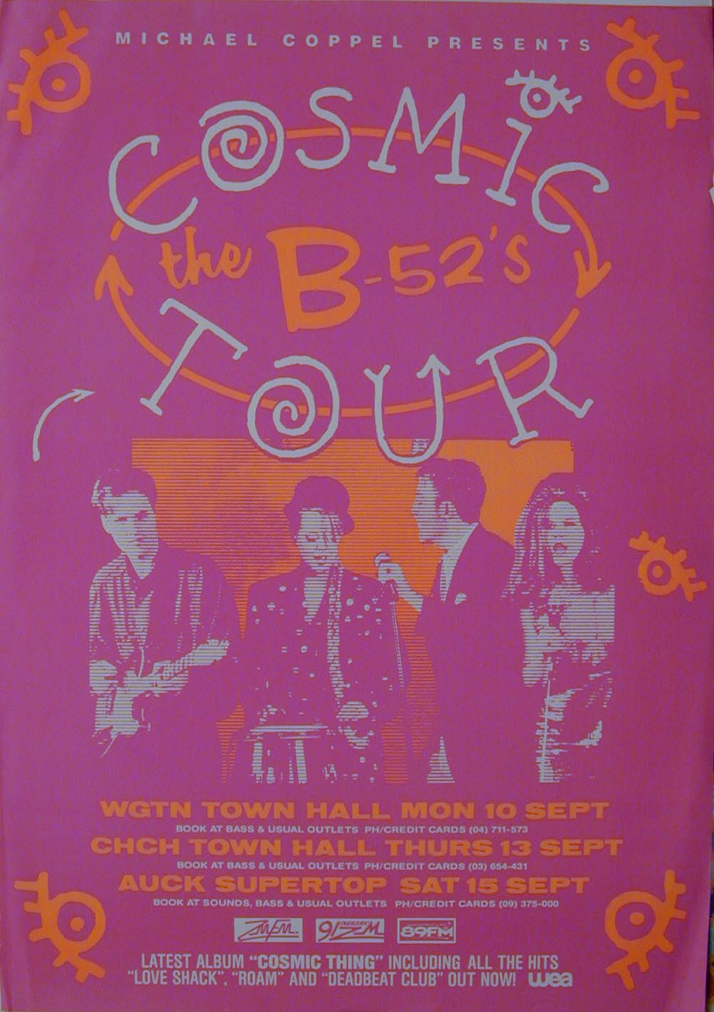 The B52's - Cosmic Tour - New Zealand