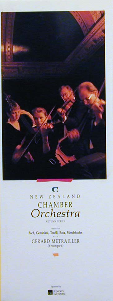 New Zealand Chamber orchestra - Gerard Metrailller